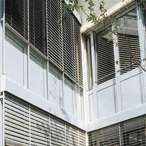 100mm Curve Motor Alu-Venetian Blinds